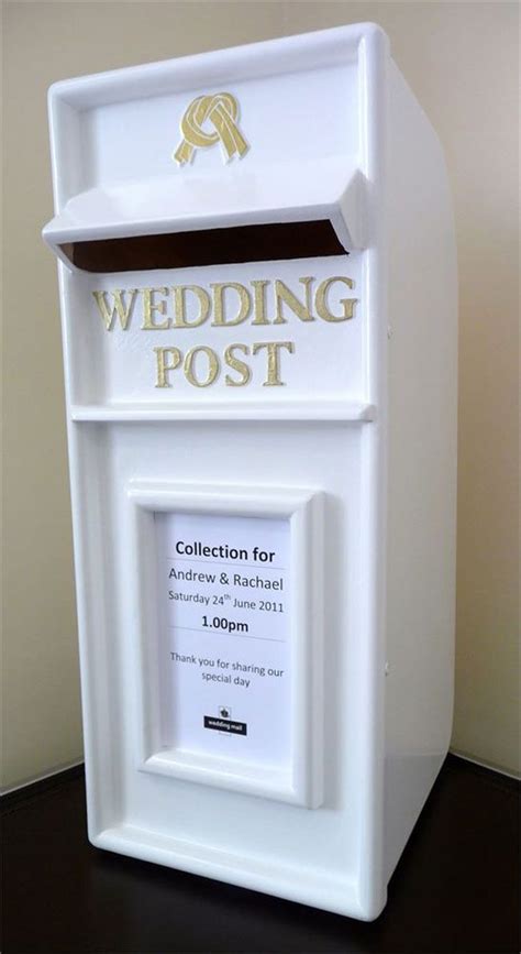 metal post box wedding|wedding post box hobby craft.